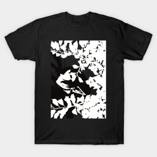 SNF4 Sousou no FRIEREN Beyond Journeys End at the Funeral anime and manga elf girl characters with flower pattern transparent minimalist abstract silhouette png vector art gifts October 2023 T-Shirt